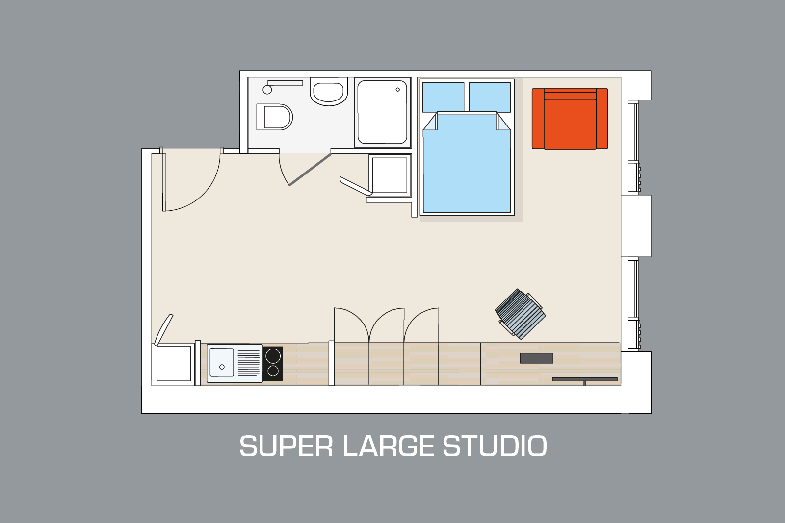 Gold Super Large Studio - CODE Harper Road - Gallery - 2