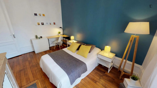 Alluring double bedroom in Voltaire - St Amour