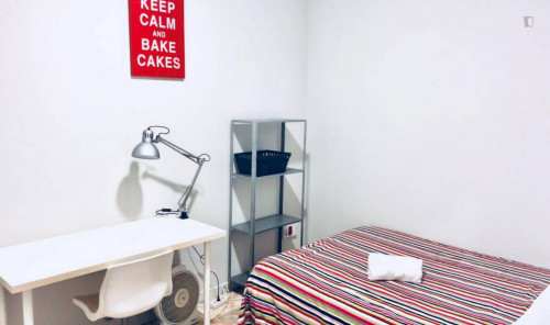 Comfortable single bedroom near Campus Ramón y Cajal US