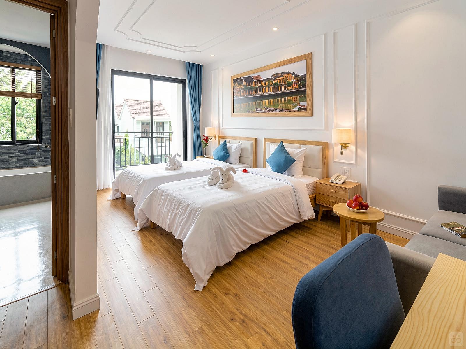 Twin Room - Gorgeous villa 2 km from the stunning Cua Dai Beach - Gallery - 37