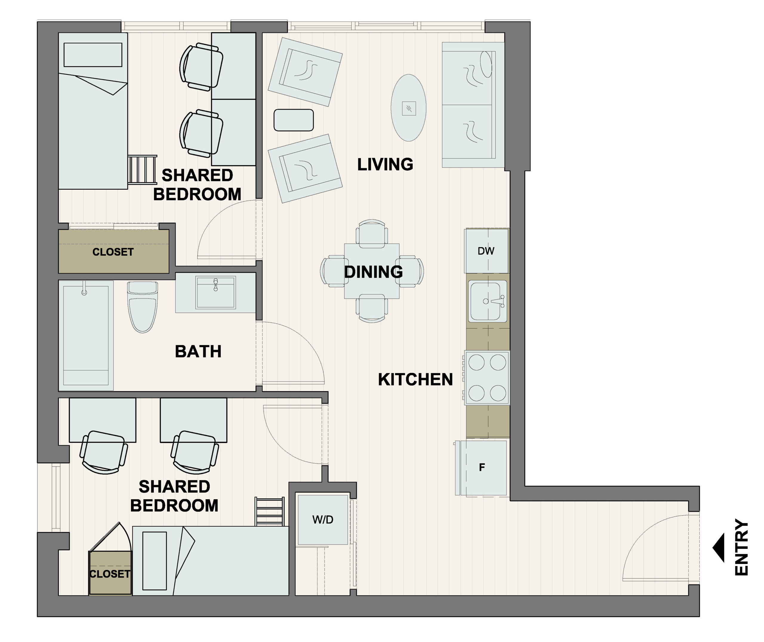  Shared Bedroom  -  GEC Pearson  - Gallery -  11