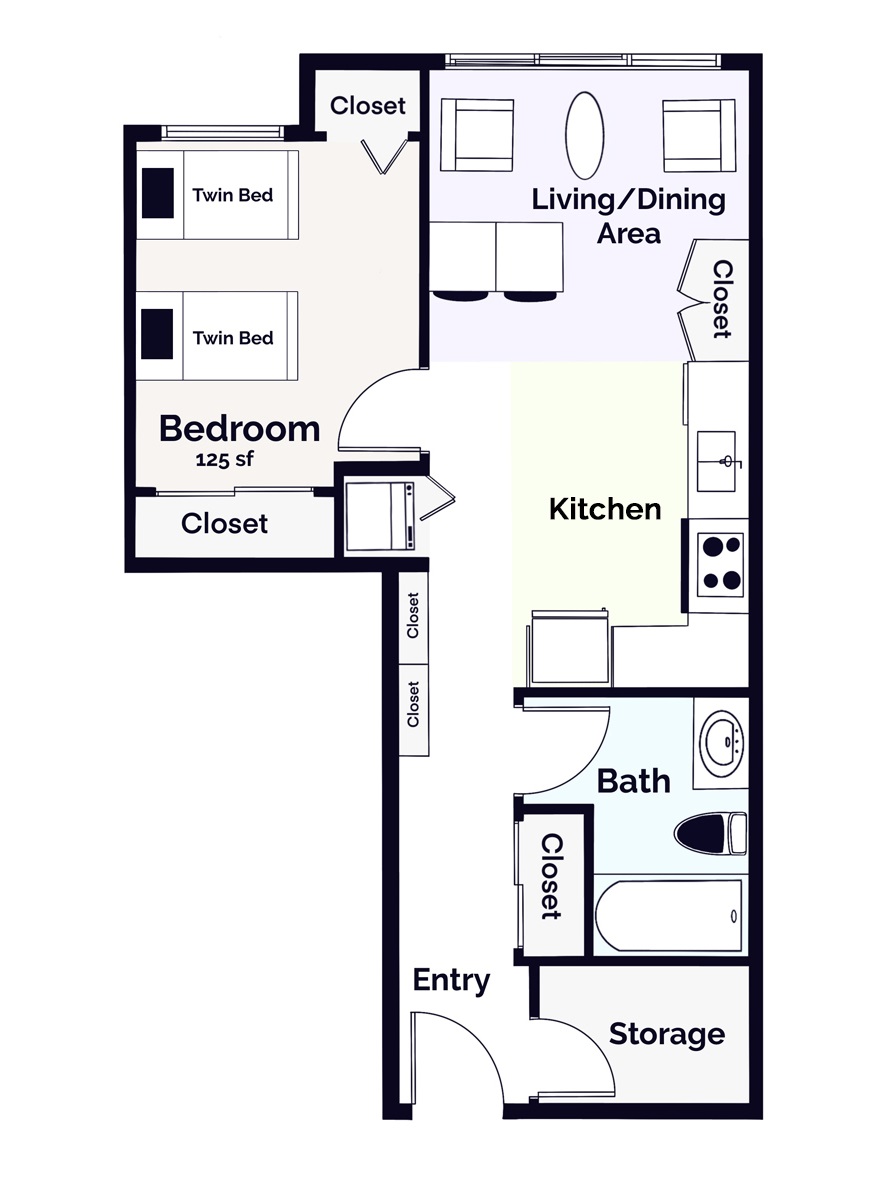  One Bedroom Apartment  -  GEC Pearson  - Gallery -  5
