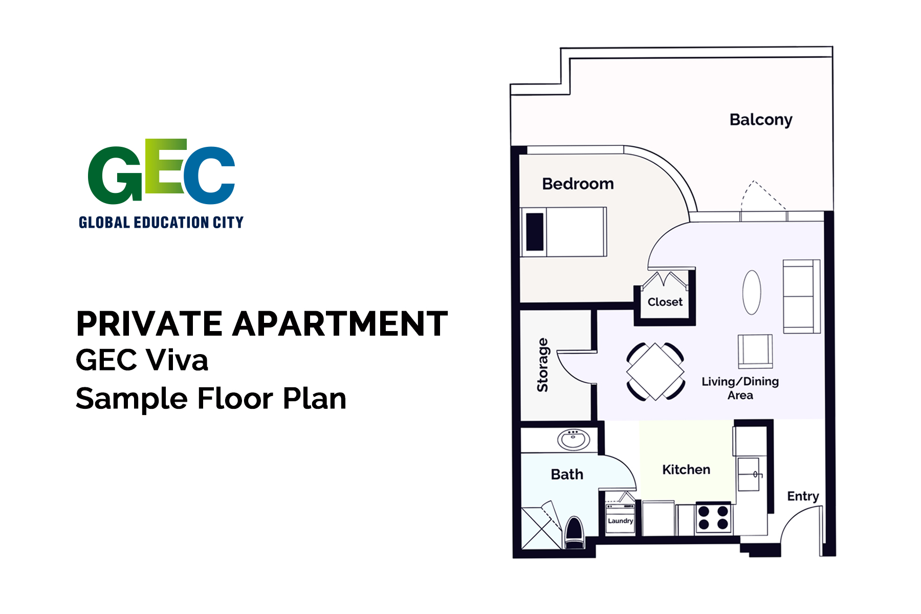  One Bedroom Apartment  -  GEC Viva  - Gallery -  9