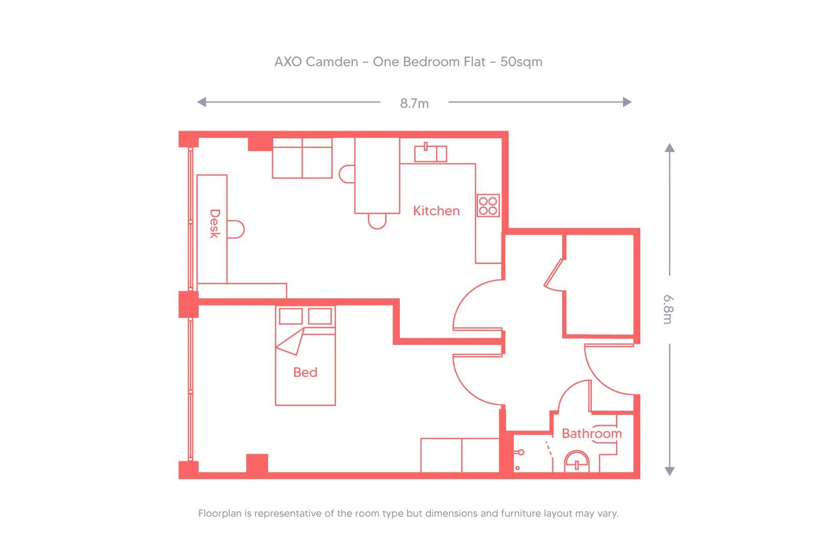  One Bed Flat  -  AXO Camden  - Gallery -  4