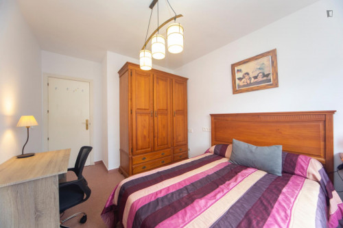 Double bedroom with AC