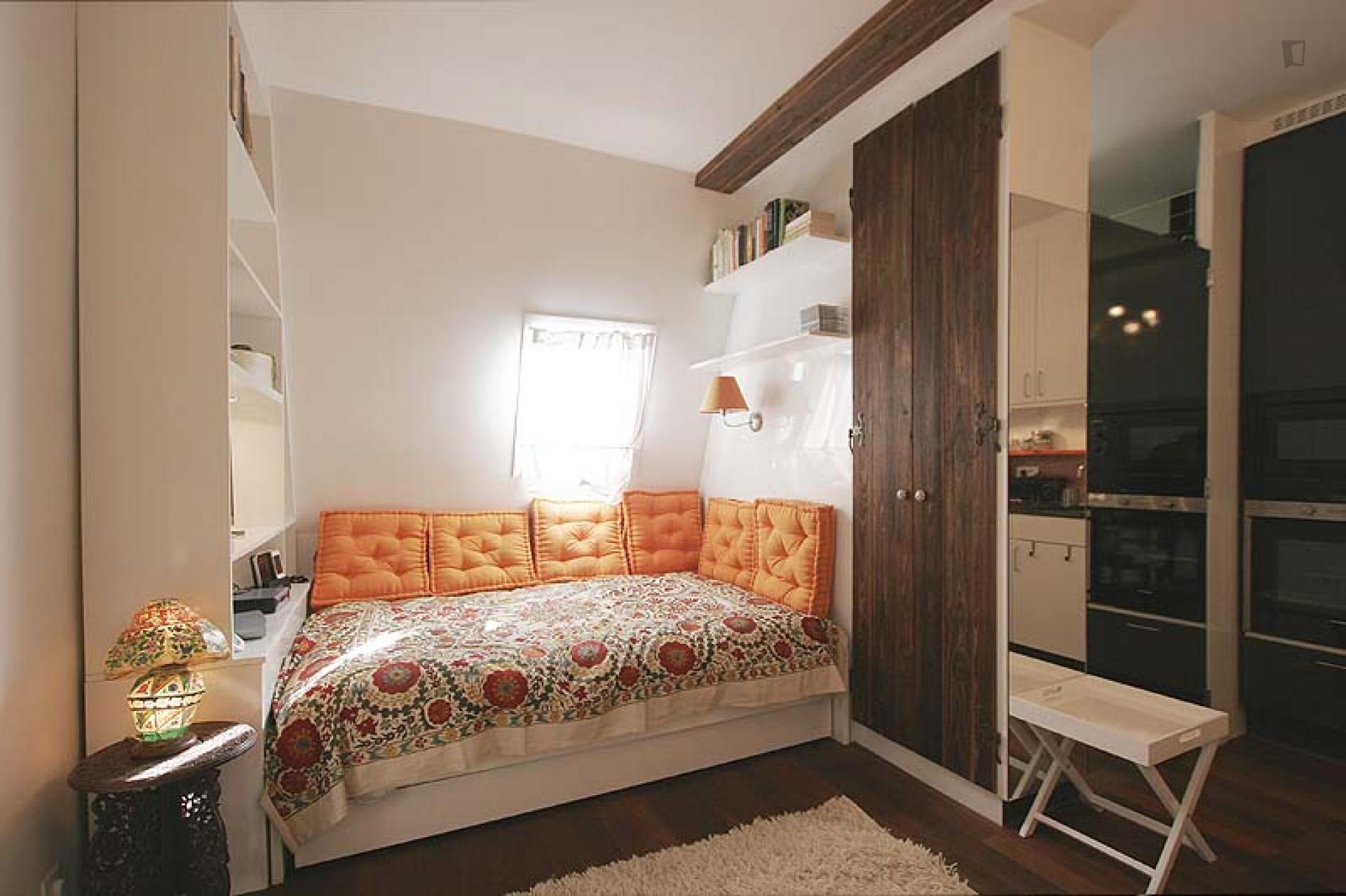 Fashionable studio apartment in classic Monnaie neighbourhood