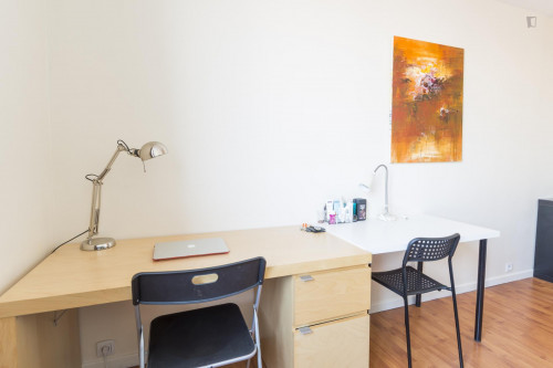 Bed in a bunk bedroom in Vitry-sur-Seine