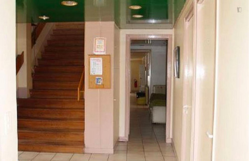 single bedroom in student residence