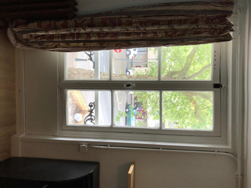 single bedroom in student residence