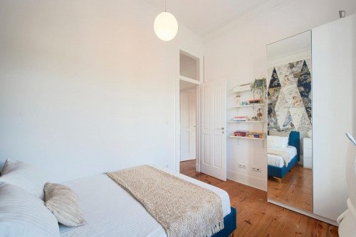 Great looking single bedroom in a property with balcony