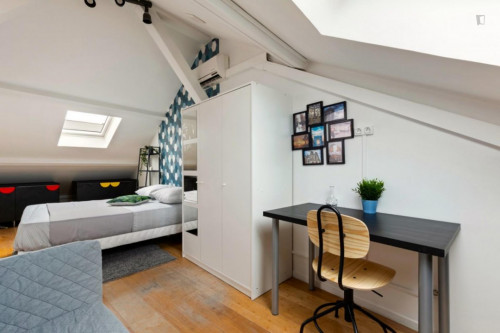 Ample double bedroom in Ivry-sur-Seine