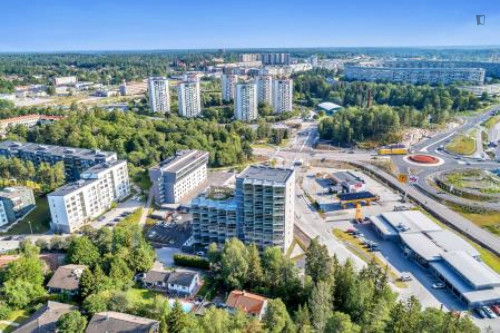 Stylish studio close to Roslags Näsby train station