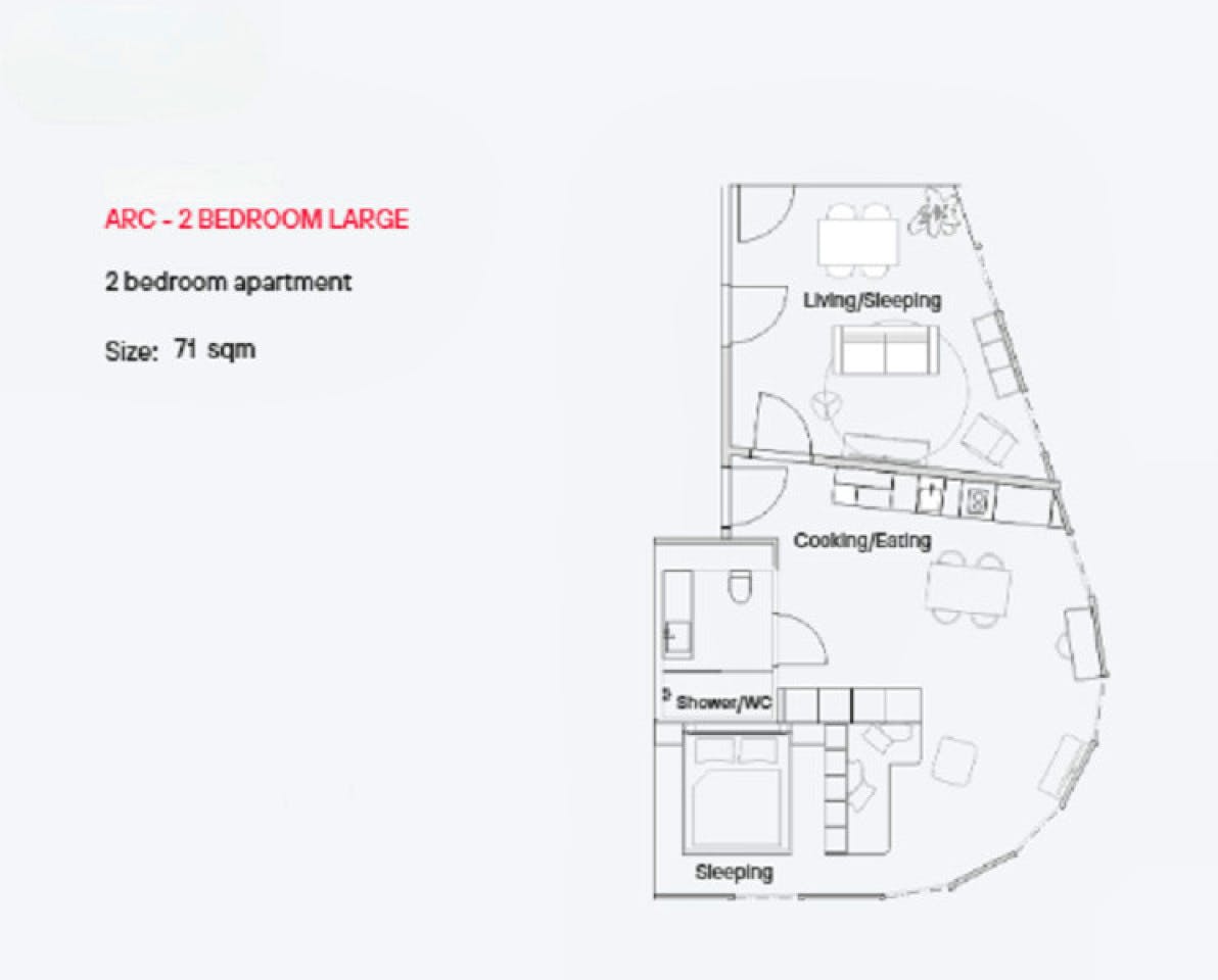  ARC 2-Bedroom LARGE  -  Stylish apartment near Cham Lorzenpark Bus Stop  - Gallery -  7