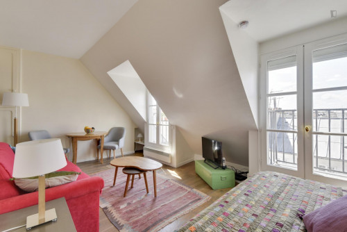 Wonderful studio with balcony, République - Gallery - 5