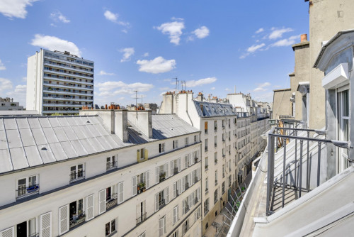 Wonderful studio with balcony, République - Gallery - 12