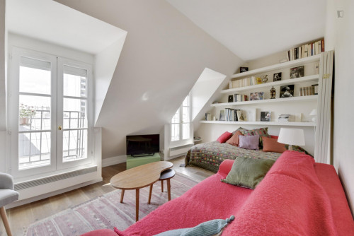 Wonderful studio with balcony, République