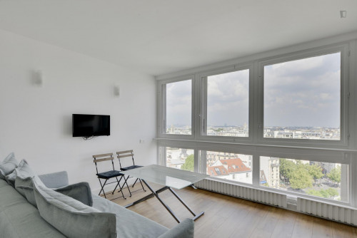 Alcove studio in Montparnasse, Double bed - Gallery - 12