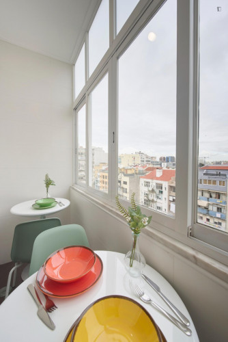 Great looking single bedroom in a property with balcony