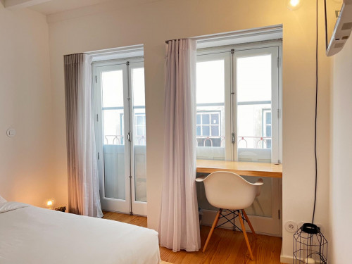 Double bedroom, with private bathroom and balcony