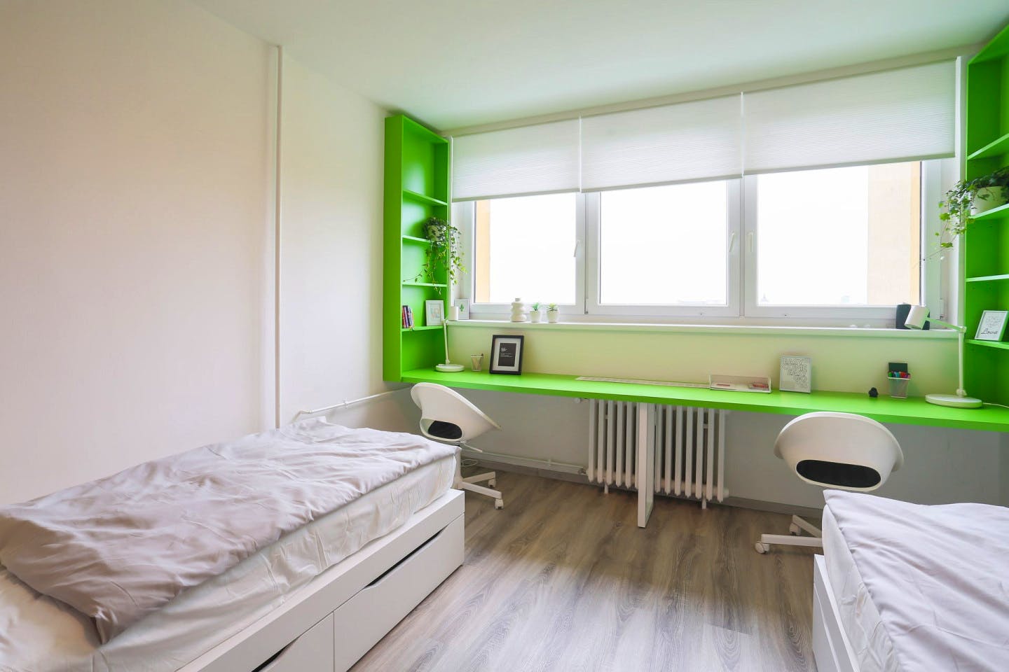  Bed In A 2-Bed Gender Separated Room  -  Modern apartment 5 minutes from the Střížkov Metro Station on Line C  - Gallery -  18