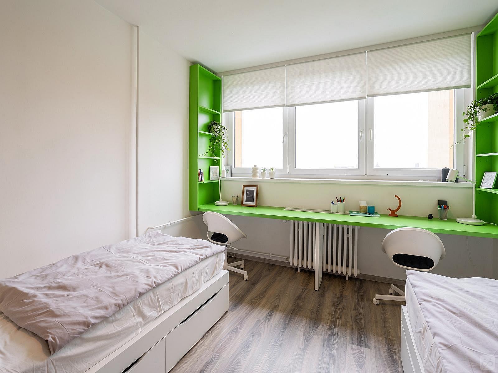  Bed In A 2-Bed Gender Separated Room  -  Modern apartment 5 minutes from the Střížkov Metro Station on Line C  - Gallery -  1