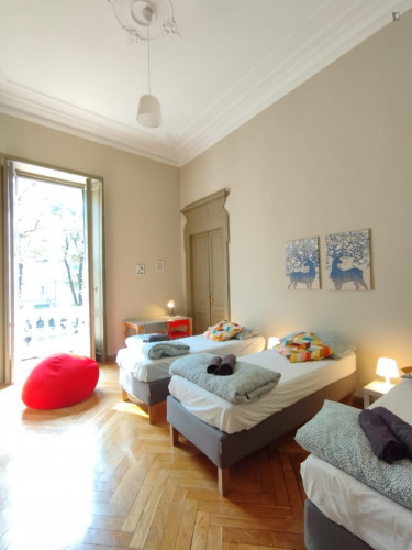 Bed in triple bedroom close to Politecnico di Torino