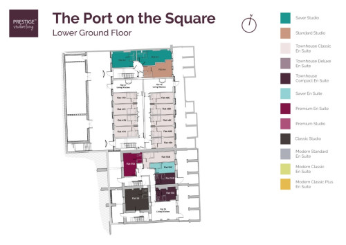 The Port On The Square - Floorplans