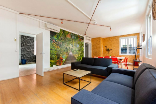 Luminous double bedroom near the Ivry-sur-Seine train station