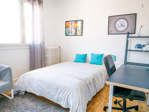 Beautiful double bedroom in a 4-bedroom apartment