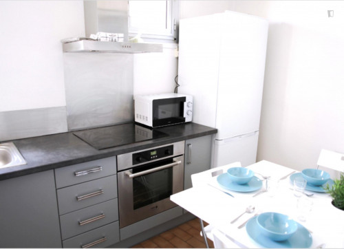 Marvellous double bedroom near the Barrière de Paris metro