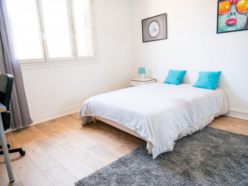 Beautiful double bedroom in a 4-bedroom apartment