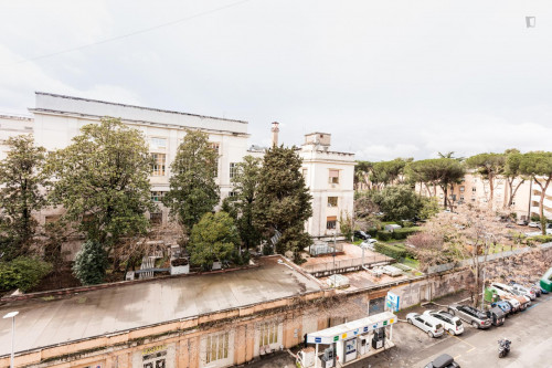 Bright double bedroom in Piaza Bologna neighbourhood