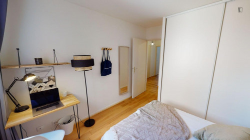 Lovely double bedroom near the Place de la République