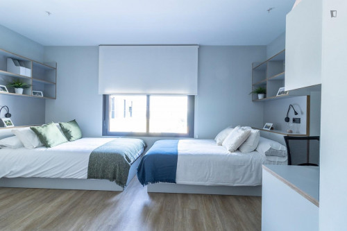 Bed in shared studio not far from Plaza de España - Gallery - 5