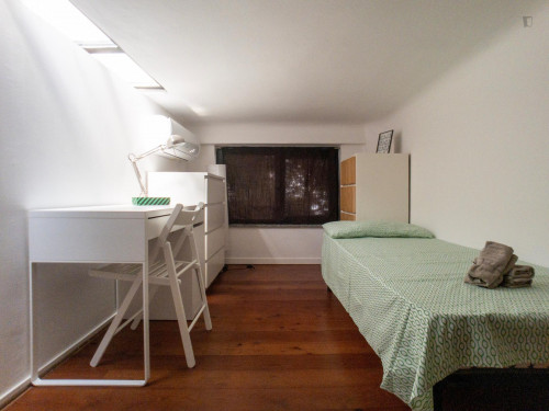 Homy single bedroom in an amazing loft near Porta Romana
