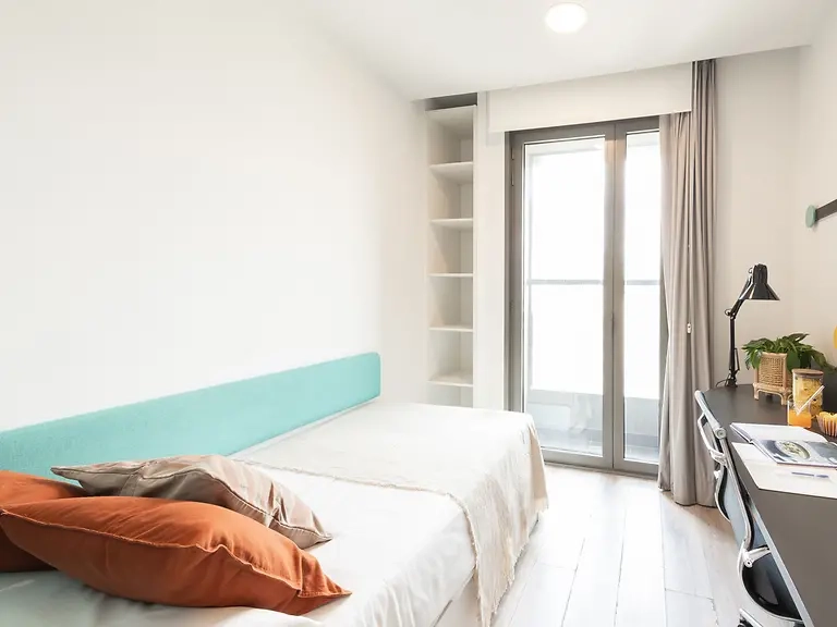  Individual Basic Balcon  -  Aleu University Residence  - Gallery -  4