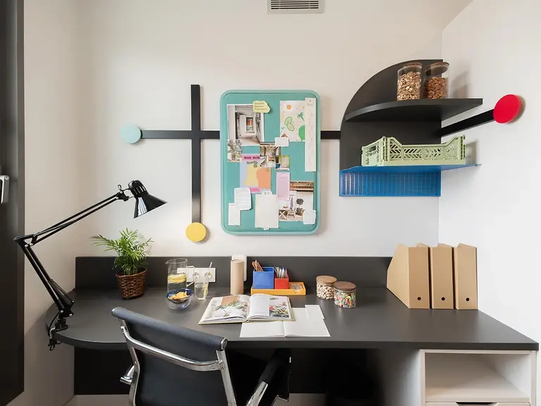  Single With Shared Bathroom & Kitchen  -  Aleu University Residence  - Gallery -  3