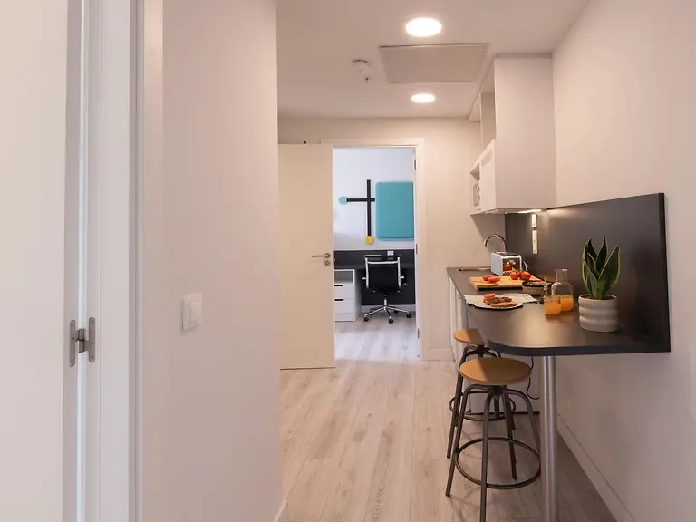  Single With Shared Bathroom & Kitchen  -  Aleu University Residence  - Gallery -  4