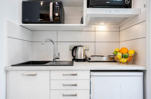 Room with balcony by Metro Wilanowska subway, close to Lazarski University