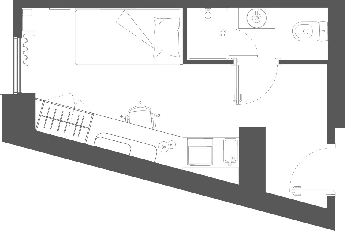  Individual Superior  -  Garbí Student Residence  - Gallery -  5