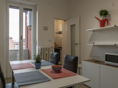Bed in a twin bedroom connected with Cattolica University - Gallery - 32