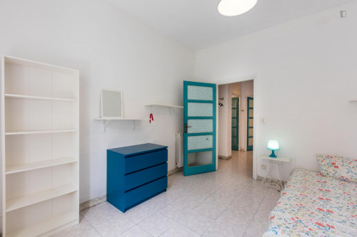 Neat double bedroom in Tuscolano neighbourhood