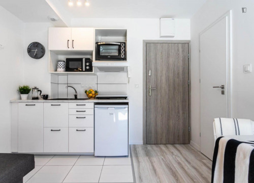 Studio with garden 25 minutes Warsaw's center, close to SWPS University