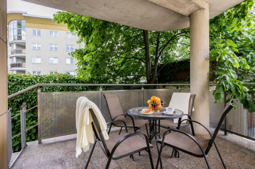 Cute 2-bedroom apartment near Metro Wilanowska in Warsaw