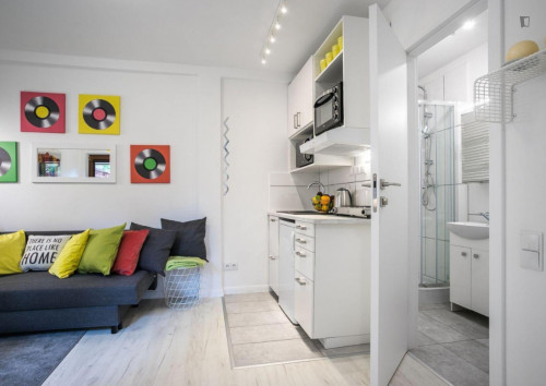 Studio flat near Metro Wilanowska subway station, close to Lazarski University - Gallery - 6
