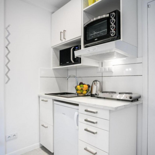 Studio flat near Metro Wilanowska subway station, close to Lazarski University - Gallery - 5