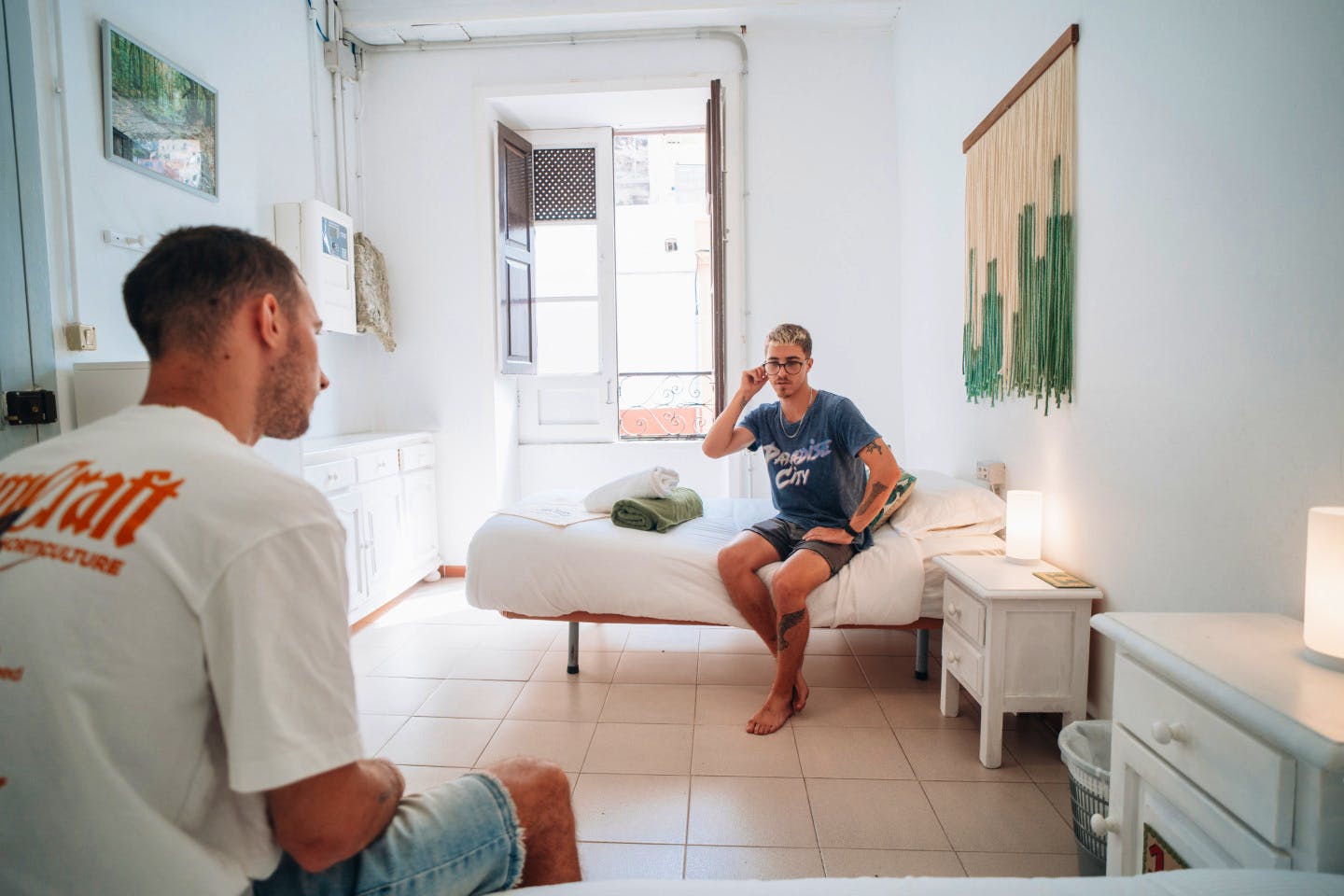 Bed In A 2-Bed Males Only Room - Sustainable Coliving and Coworking Oasis with Cultural Immersion in San Sebastian de La Gomera House - Gallery - 9