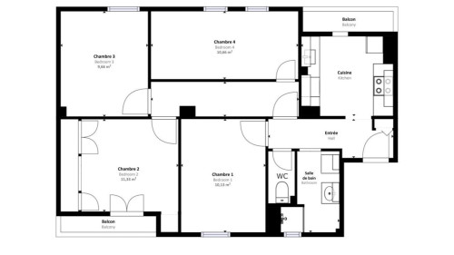 Exceptional Stunning Apt. near Compans