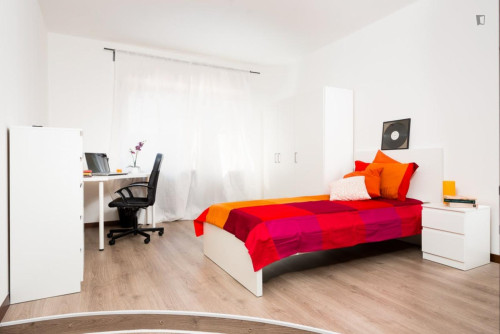 Ample single bedroom near the Nizza metro