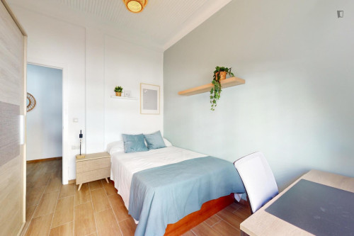Great looking single bedroom in a property with balcony